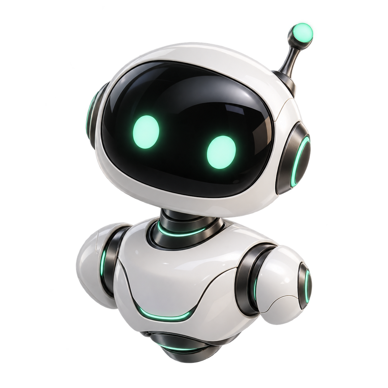 Friendly DIV HQ robot assistant